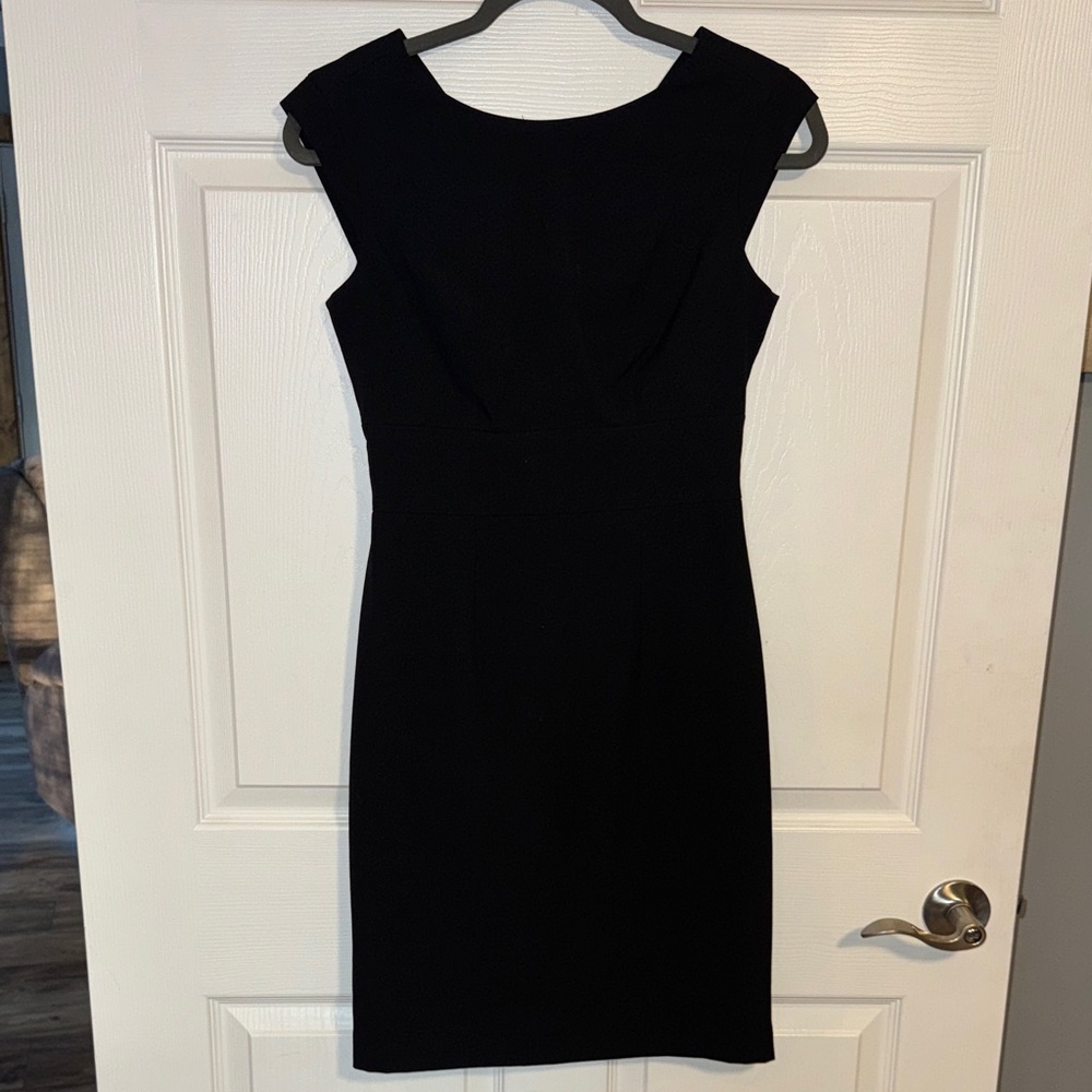 The Limited Black Cap Sleeve Dress